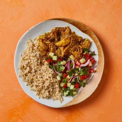 Chicken, Date & Tamarind Curry With Brown Rice